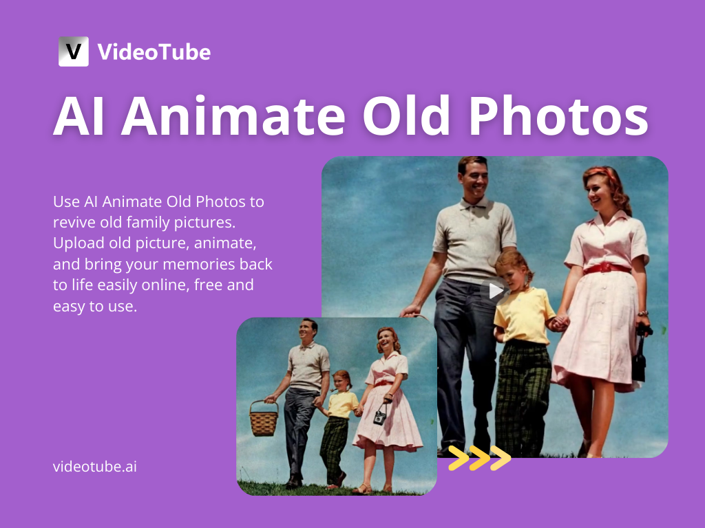 AI Animate Old Photos - Best Bring Old Pictures to Life Free