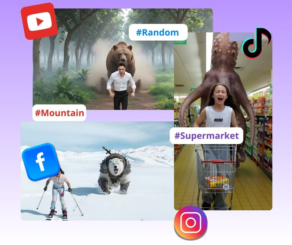 AI Beast Chase - Create Monster Chase Viral Videos Free