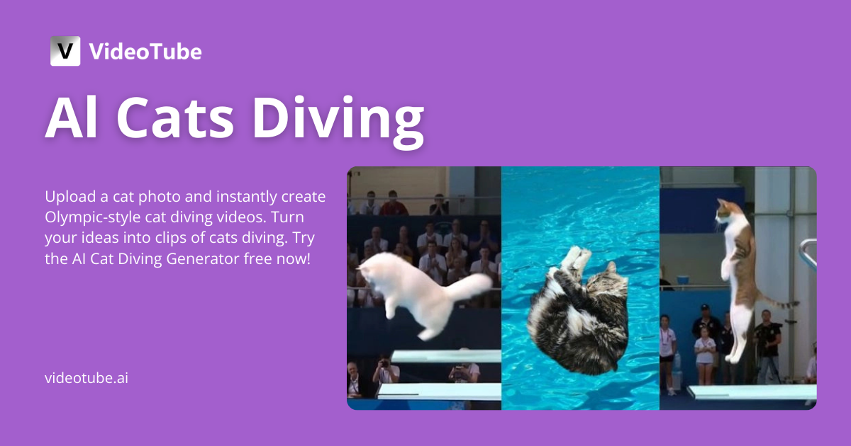 AI Cats Diving - Create AI Cats Diving Videos Free Online