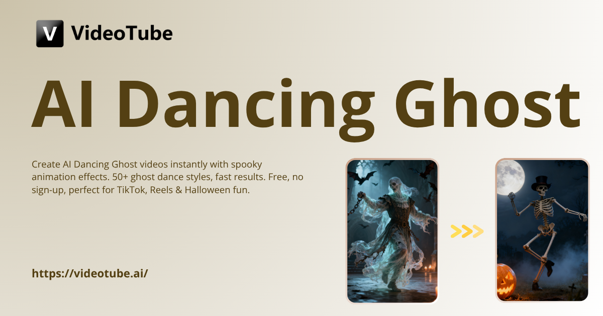 AI Dancing Ghost - Create Fun Ghost Dance Videos Free Online
