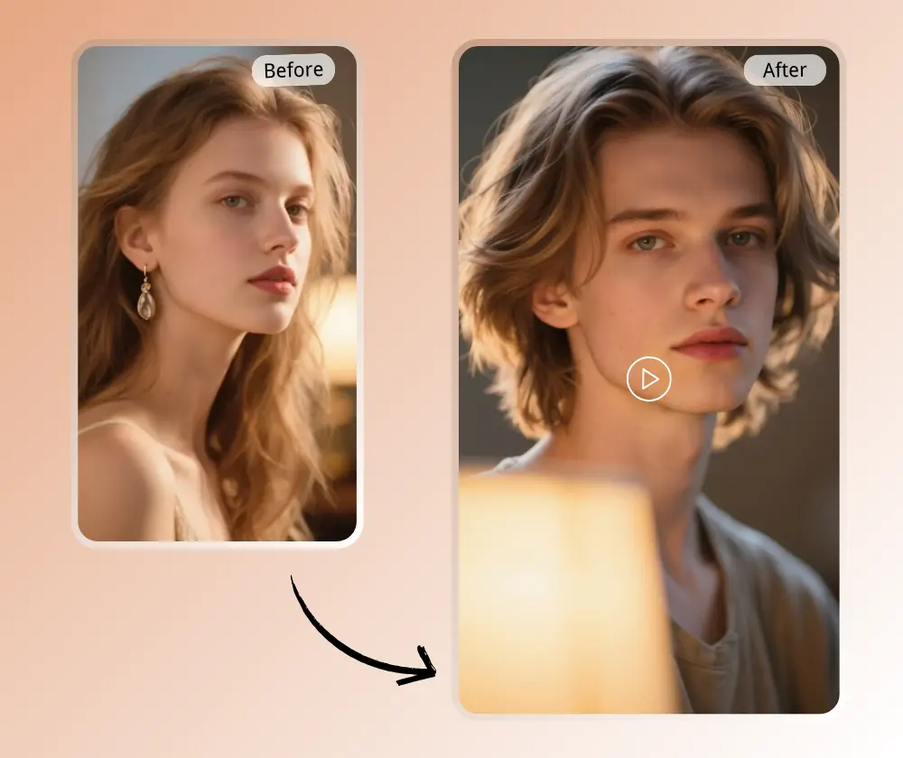 AI Gender Swap Filter - Viral Gender Switch Online Free