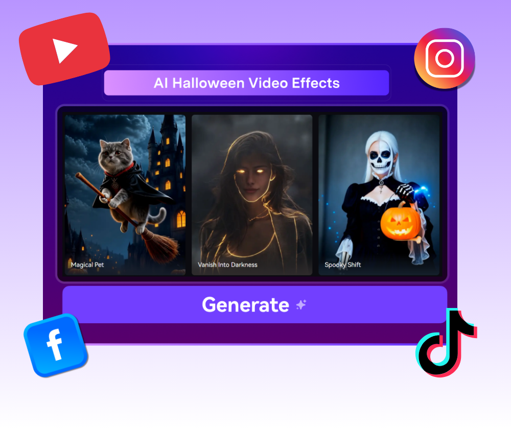 AI Halloween Video - Create AI Halloween Video Template Free