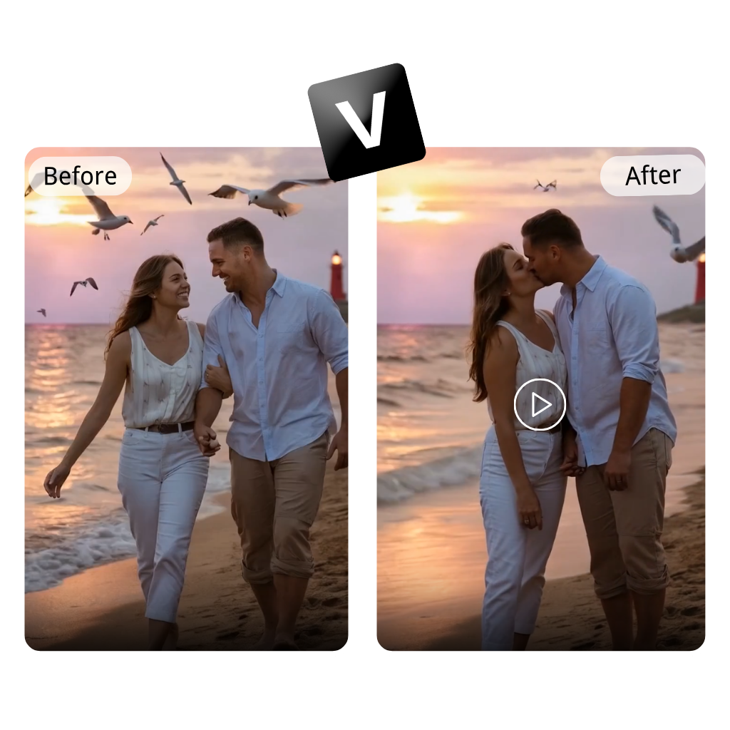 Free AI Kissing Video Generator - Create Romantic Kiss Video