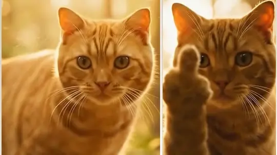 AI Middle Finger