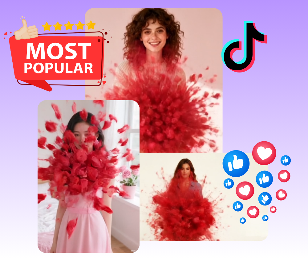 AI Petal Scatter - Create AI Video with Petal Scatter Free