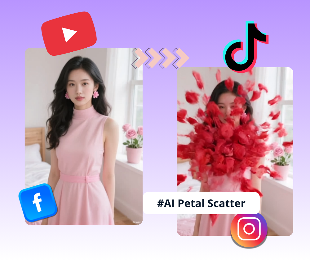 AI Petal Scatter - Create AI Video with Petal Scatter Free