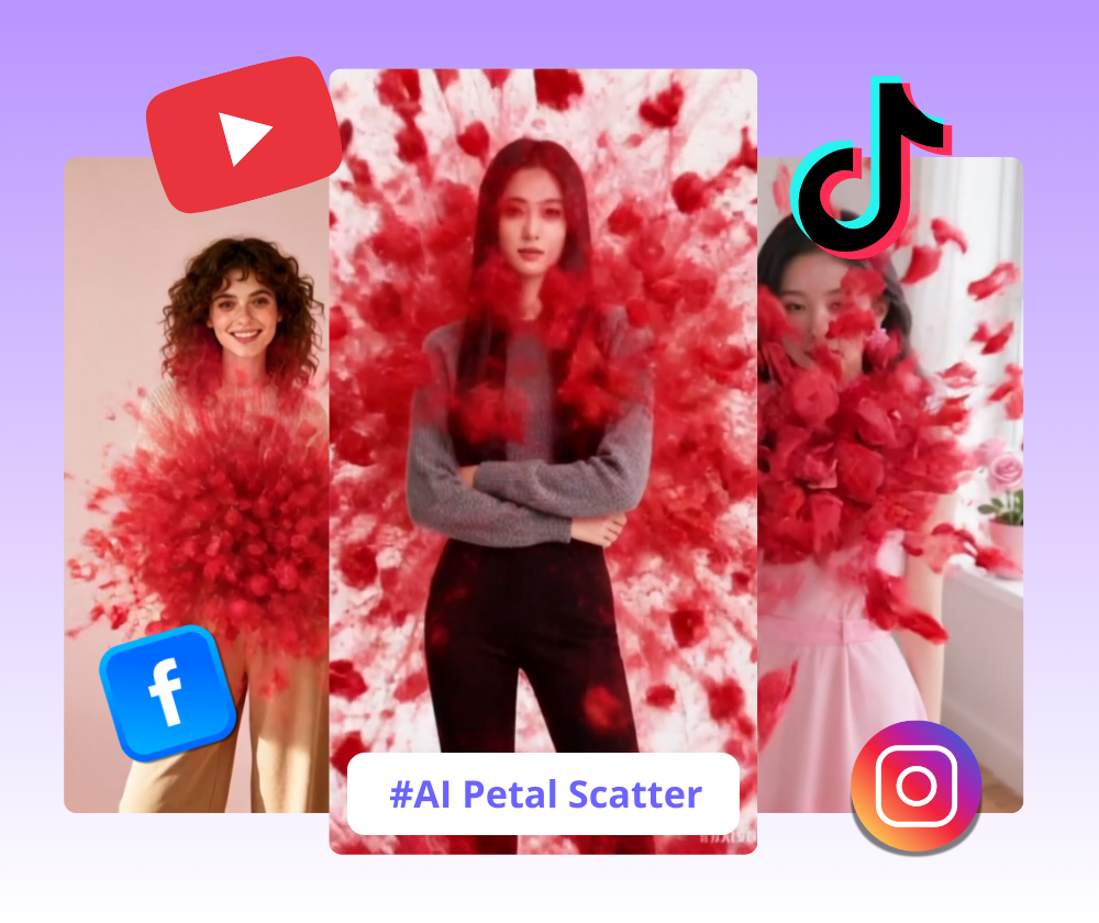 AI Petal Scatter - Create AI Video with Petal Scatter Free