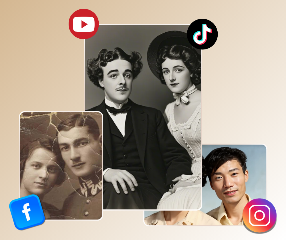 AI Photo Restoration - Restore Old Photos in Seconds Free