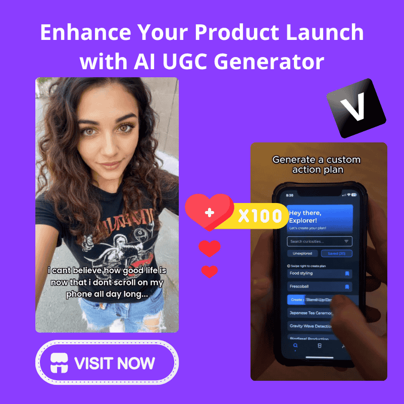 Enhance Your Product Launch with AI UGC Generator - VideoTube
