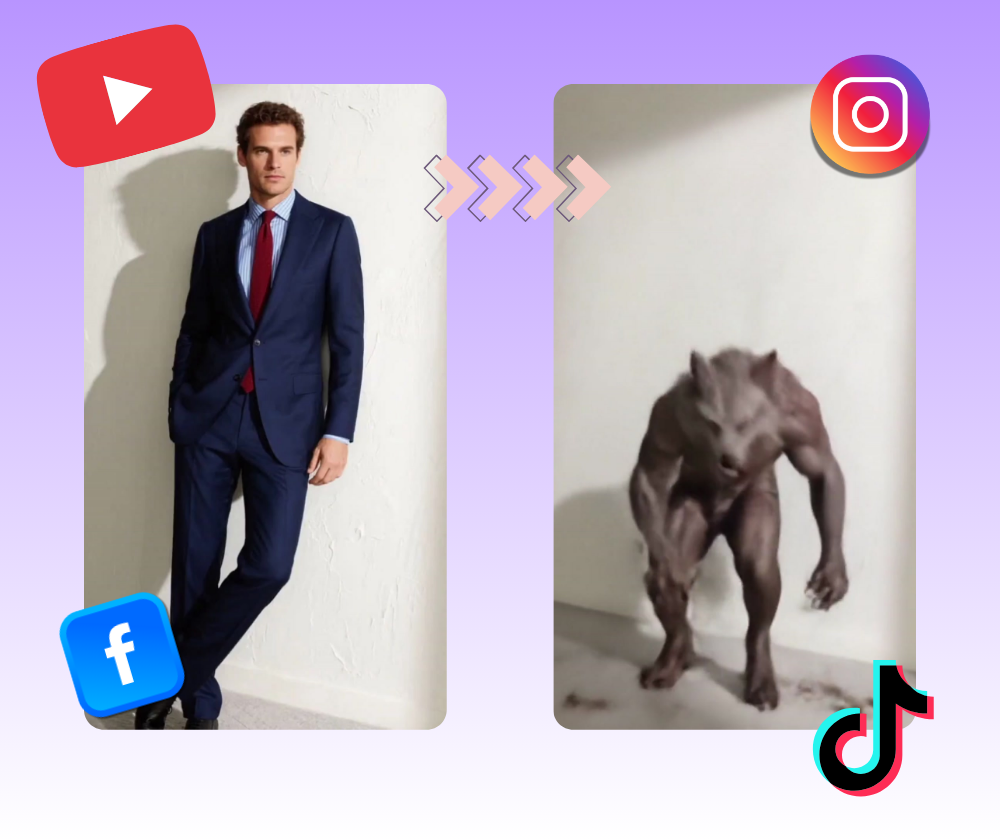 AI Werewolf Generator - Turn Photo into Werewolf Free Fast
