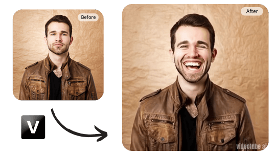 AI Laughing Face Effect