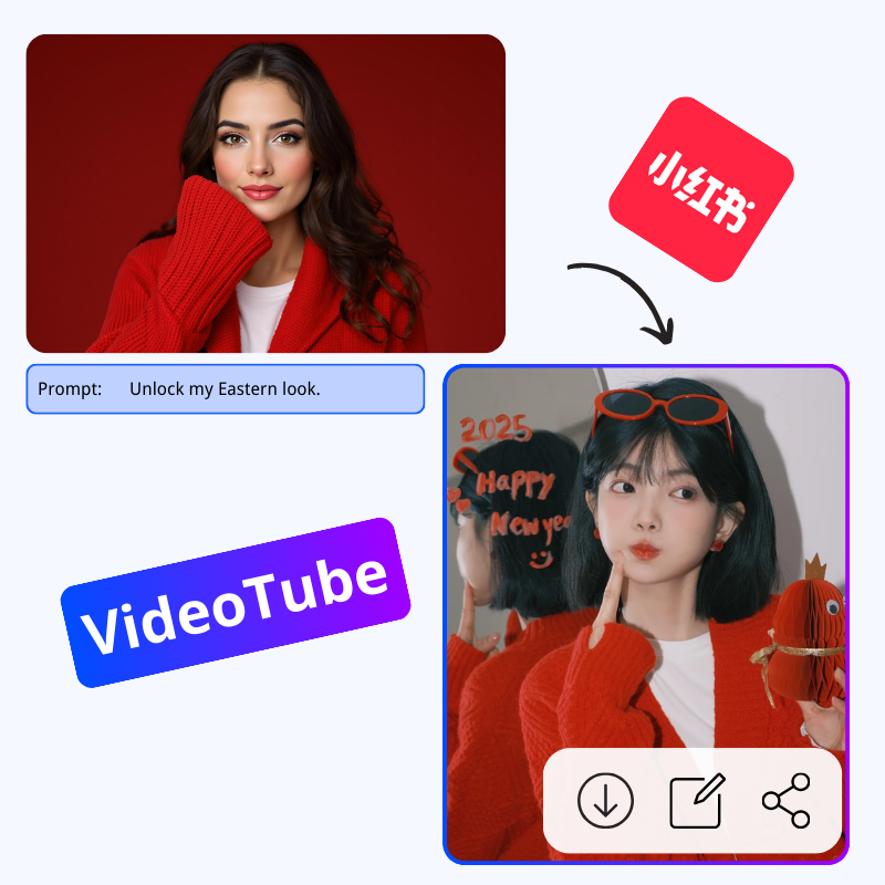 Unlock Your New RedNote AI Look With VideoTube - VideoTube