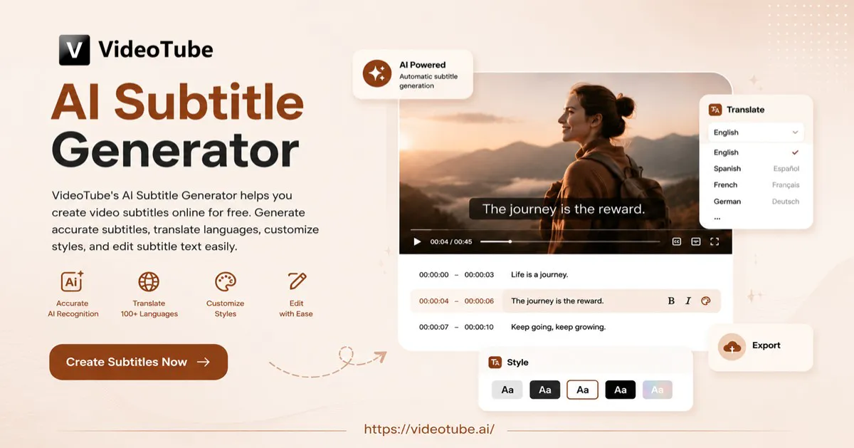 AI Subtitle Generator Free Online: Create Video Subtitles Fast