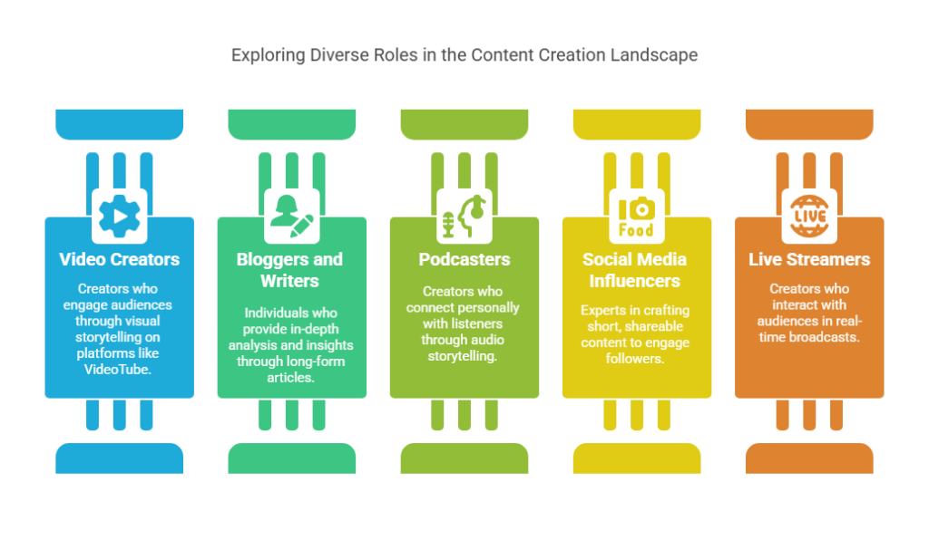 Different Types of Content Creators