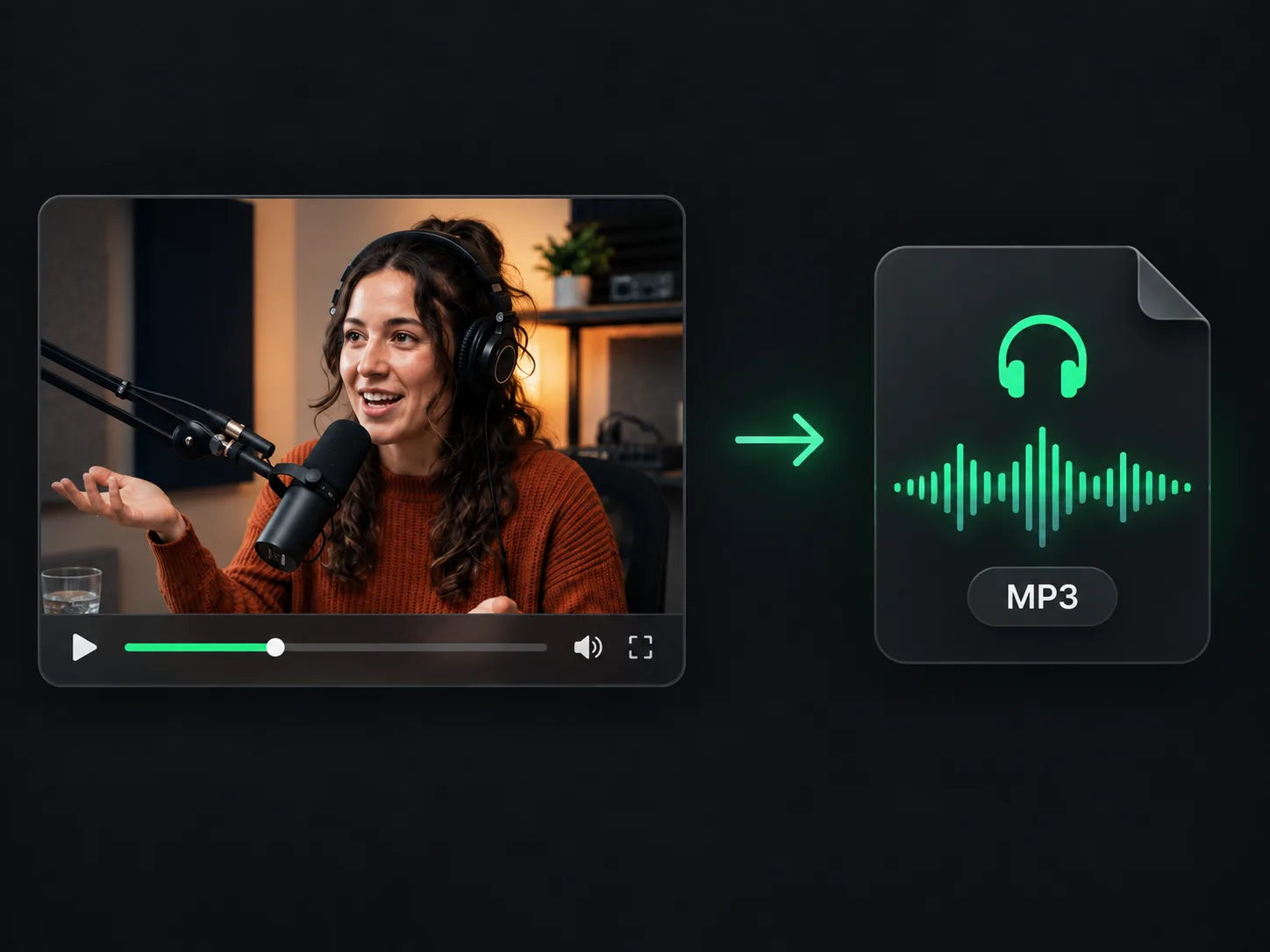 Turn Recordings into Audio You Can Take Anywhere