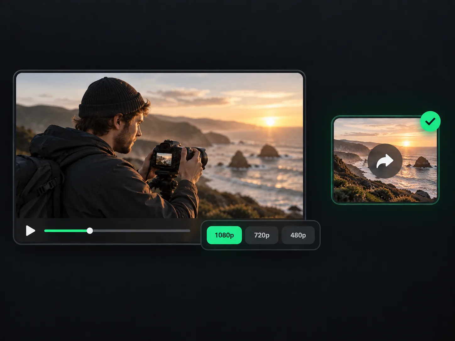 Adapt Videos for Sharing and Social Posts