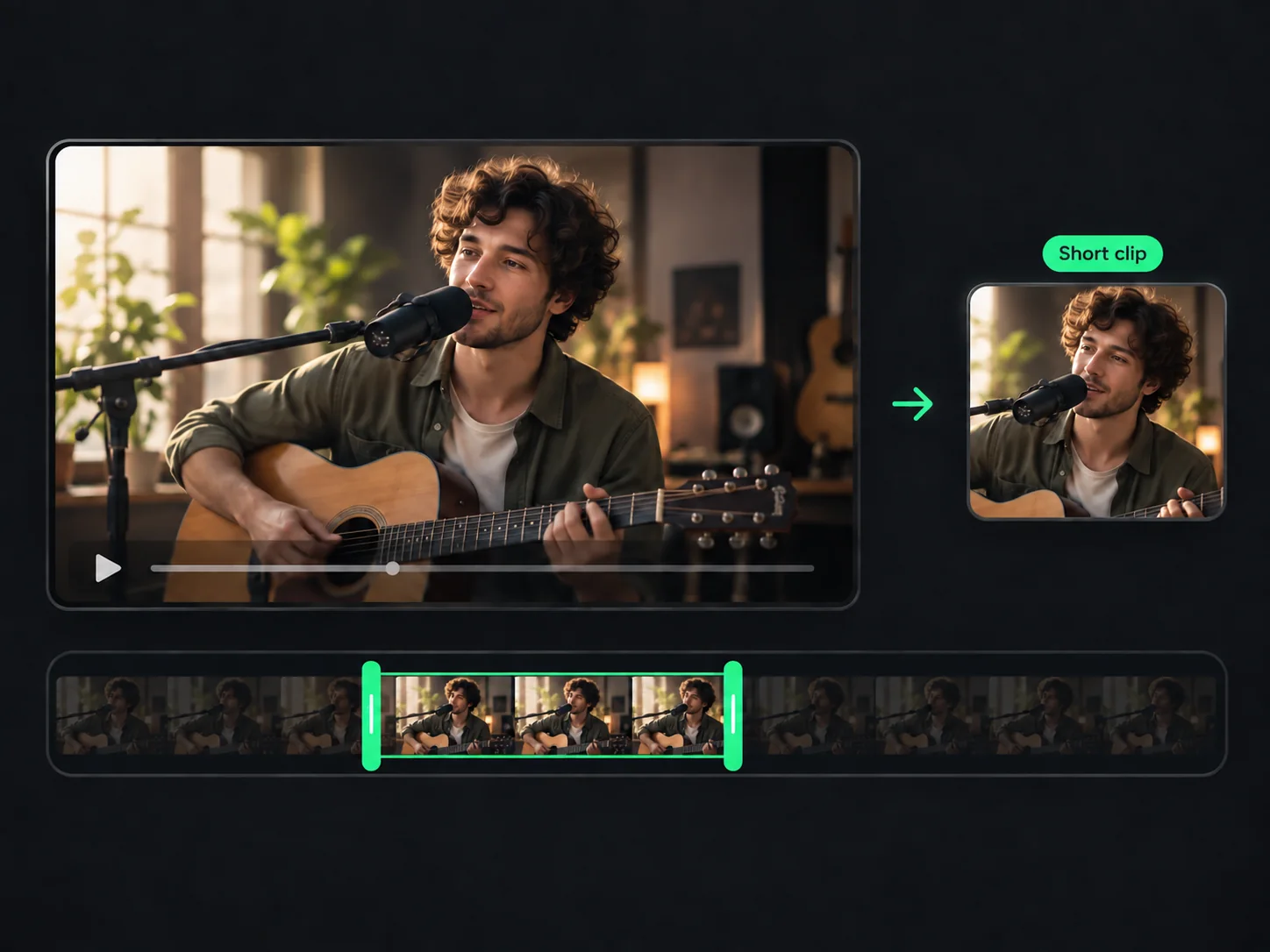 Create Short Clips from Long Videos